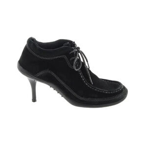 Bakers 100% Leather Solid Black Bootie Heels 7.5